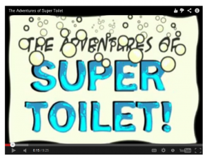 online comic The Adventures of Super Toilet