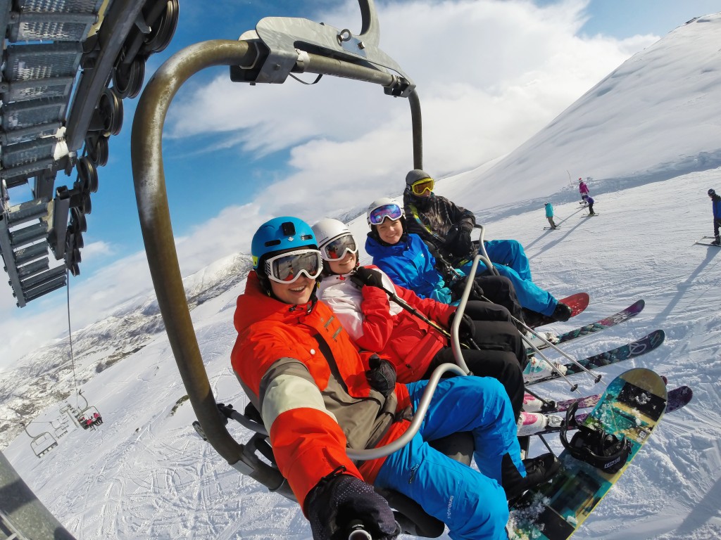 GoPro Hero Skiing