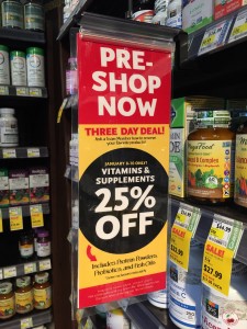 Whole Foods Supplement Sale 