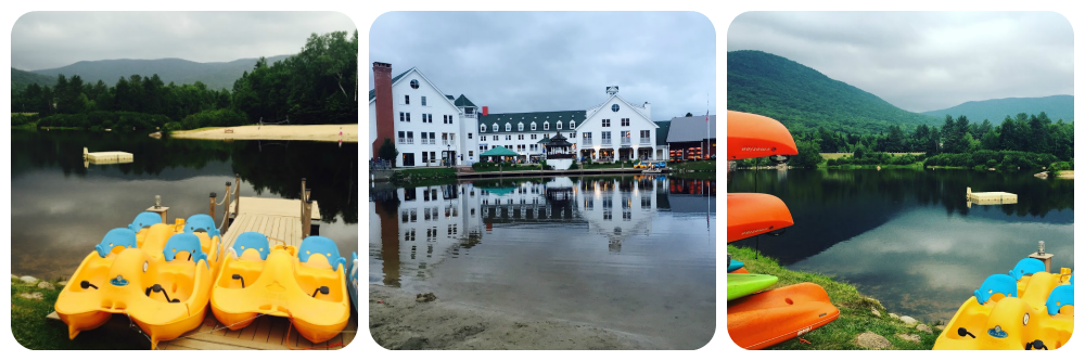 Waterville Valley Corcoran Pond Collage